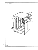 CABINET (ORIG. REV. B) Diagram and Parts List for CDE20R7WC  Crosley Dryer