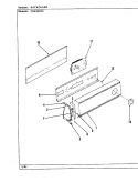CONTROL PANEL (ORIG. REV. B) Diagram and Parts List for CDE20R7AC  Crosley Dryer