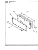 Part Location Diagram of 7701P005-60 Whirlpool HANDLE, DOOR