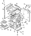 BODY Diagram and Parts List for H3277XUW  Hardwick Range