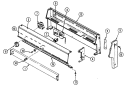 CONTROL PANEL Diagram and Parts List for CC3520SRW  Crosley Range