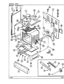 BODY Diagram and Parts List for CC3872XRW  Crosley Range