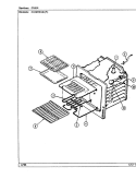 OVEN Diagram and Parts List for CC3872XRW  Crosley Range