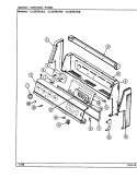 CONTROL PANEL Diagram and Parts List for CC3878VRA  Crosley Range