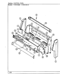 Part Location Diagram of 4876S072-59 Whirlpool PANEL CONTROL