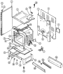 BODY Diagram and Parts List for CC3537XRW  Crosley Range