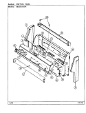CONTROL PANEL Diagram and Parts List for CE3674XRA  Crosley Range