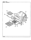 OVEN Diagram and Parts List for CE3875XRW  Crosley Range