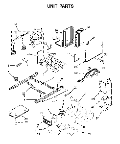 Unit Parts Diagram and Parts List for 10651332713  Kenmore Refrigerator