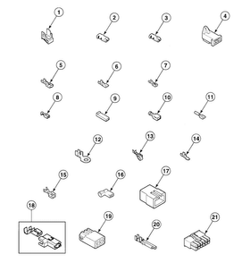 Terminals Diagram and Parts List for SDEZ07WF1500  Speed Queen Dryer