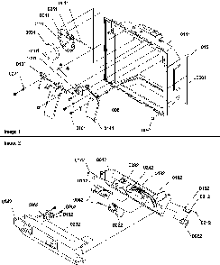 Ice & Water Cavity And Electronic Bracket Assy Diagram and Parts List for SRDE327S3E-P1307103WE  Amana Refrigerator