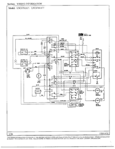 Wiring Information Diagram and Parts List for LNC6761A71  Admiral Washer
