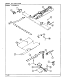 GAS CONTROLS Diagram and Parts List for CG3432SRW  Crosley Range
