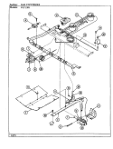 GAS CONTROLS (CGx3D1) Diagram and Parts List for CGA3D1  Crosley Range