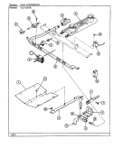 GAS CONTROLS (CGx3D1K) Diagram and Parts List for CGA3D1K  Crosley Range