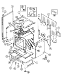BODY Diagram and Parts List for CE3878XRB  Crosley Range