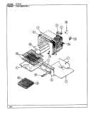 OVEN Diagram and Parts List for CGA3D6CSVK-1  Crosley Range