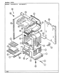 OVEN Diagram and Parts List for CG3120SPW  Crosley Range
