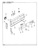 CONTROL PANEL Diagram and Parts List for CEW4D59TSV  Crosley Range