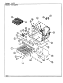 OVEN Diagram and Parts List for CGW4D59TZK  Crosley Range