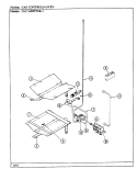 GAS CONTROLS (OVEN) Diagram and Parts List for CGW4D59TSK-1  Crosley Range