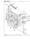 Part Location Diagram of 3418A045-34 Whirlpool HINGE, DOOR