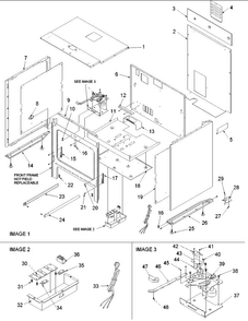 Cabinet Diagram and Parts List for AGDS902E-P1131833NE  Amana Range