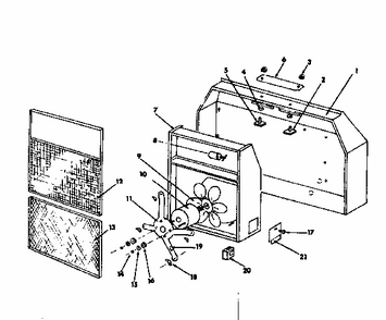 Part Location Diagram of 19560 Maytag Canopy