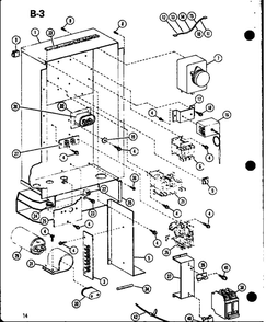 Diagram 5 Diagram and Parts List for ERHQ24-W01C P68522-6C Amana Air Conditioner