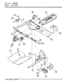 GAS CONTROLS Diagram and Parts List for CGA3D3X  Crosley Range