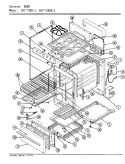 BODY Diagram and Parts List for CGA2D2K-1  Crosley Range