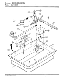 BURNER BOX Diagram and Parts List for CGLA821K  Crosley Cooktop