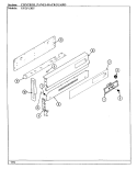 CONTROL PANEL Diagram and Parts List for UCGW3D5NX-B0  Crosley Range