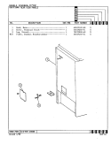 REAR VIEW PANEL Diagram and Parts List for CEA2D2  Crosley Range