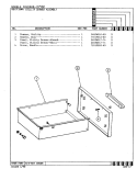 DRAWER ASSEMBLY Diagram and Parts List for CEA2D2  Crosley Range