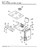 BODY Diagram and Parts List for CGA3D5XK  Crosley Range