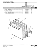 DOOR Diagram and Parts List for CGA2D2K  Crosley Range
