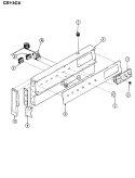 CONTROL PANEL Diagram and Parts List for CEA3C6CV  Crosley Range