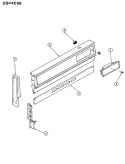 Part Location Diagram of 2601W111-87 Whirlpool BACKGUARD ASSEMBLY, FSH AVOC