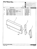 CONTROL PANEL Diagram and Parts List for CEA2C3  Crosley Range
