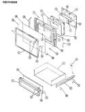 Part Location Diagram of 7706P196-60 Whirlpool FRAME, STORAGE DRAWER