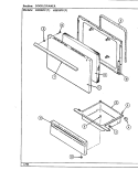 DOOR / DRAWER (H3510PPx) Diagram and Parts List for H3510PPA  Hardwick Range