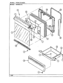 DOOR / DRAWER (H3520SPx) Diagram and Parts List for H3520SPA  Hardwick Range