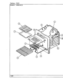 OVEN Diagram and Parts List for H3832SRW  Hardwick Range