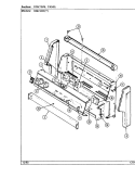 CONTROL PANEL Diagram and Parts List for H3674XRW  Hardwick Range