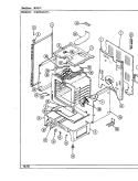 BODY Diagram and Parts List for H3875XRA  Hardwick Range