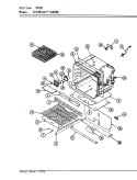 OVEN Diagram and Parts List for CPJ9841KA689DG  Hardwick Range
