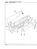 CONTROL PANEL Diagram and Parts List for CKG9641W589RGC  Hardwick Range