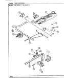 GAS CONTROLS Diagram and Parts List for H3110PRW  Hardwick Range