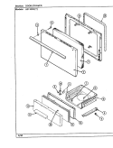 DOOR / DRAWER (H3110PRx) Diagram and Parts List for H3110PRW  Hardwick Range